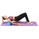 Ролик массажный для йоги INDIGO Foam roll IN045 30*15 см Фиолетовый